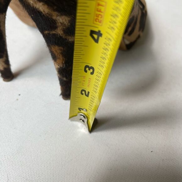 JCrew collection leopard print calf hair heels SZ8 - Picture 5 of 12